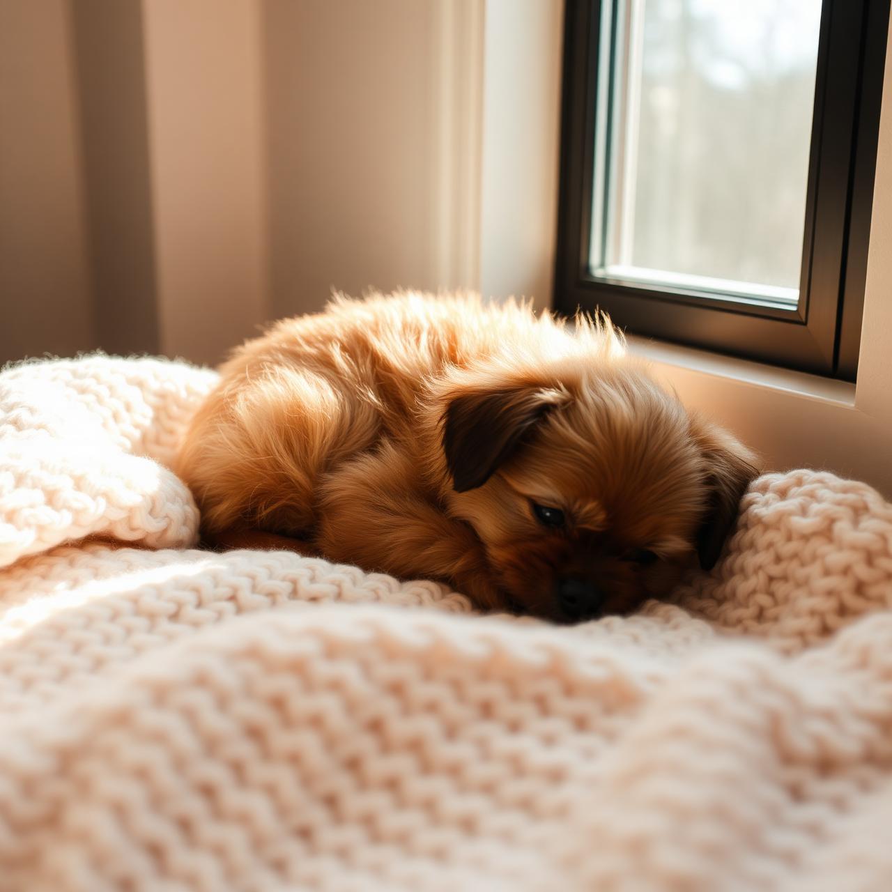 Hond genietend van verzorging en aandacht