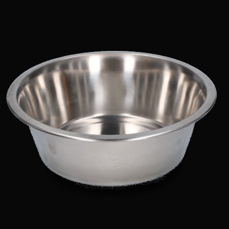 Voer of drinkbak RVS 2,80ltr Ø 25cm