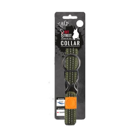 AFP Off Street Dog Collar Olive Green