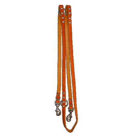 Spotted! Pro Leren Trainingslijn Cognac 250cm