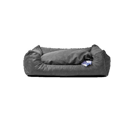 Let's Sleep Sweet Dreams Hondenmand Met Kussen Antraciet