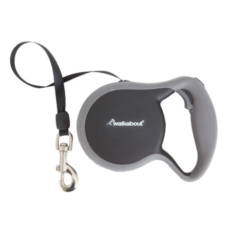 Walkabout Retractable Leash Zwart